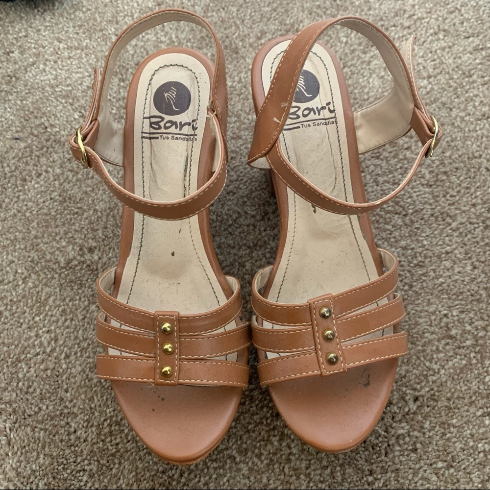 🦋 brown platform heals size 6